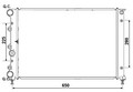 Радиатор охлаждения Alfa Romeo 147 1,62,0 M+ 10/00 46743394